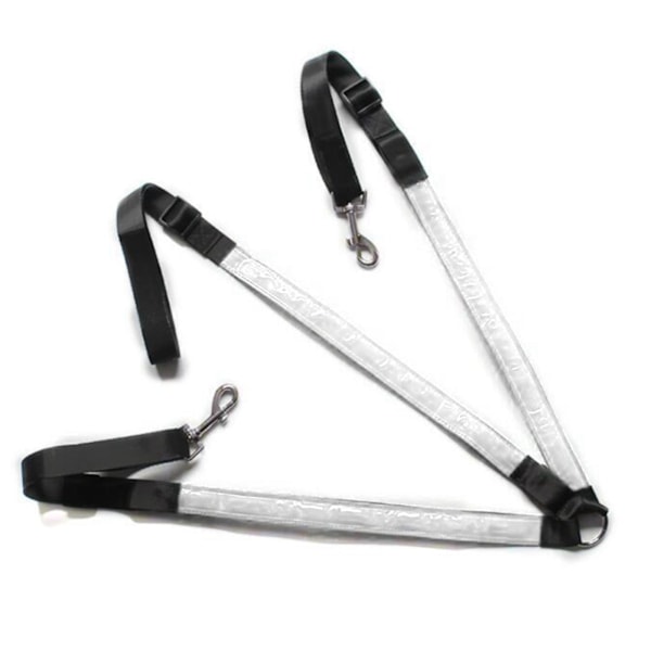 1/2/3/5 Justerbar LED-hestebrystkrage Meget Synlig Hvit White 1 Pc
