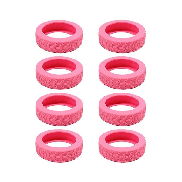 8 stk. Bagage Hjulbeskyttelse Kuffert Hjulbeskyttelse ROSA Pink