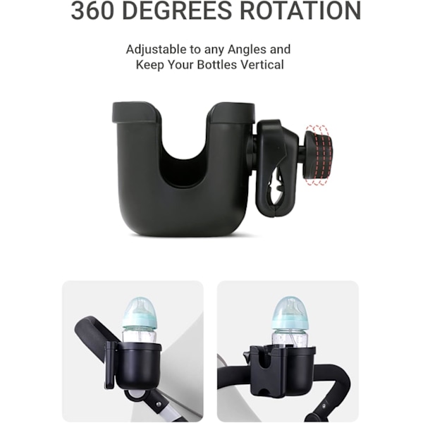 Universal Koppholder, Barnevogn Koppholder Med Telefonholder