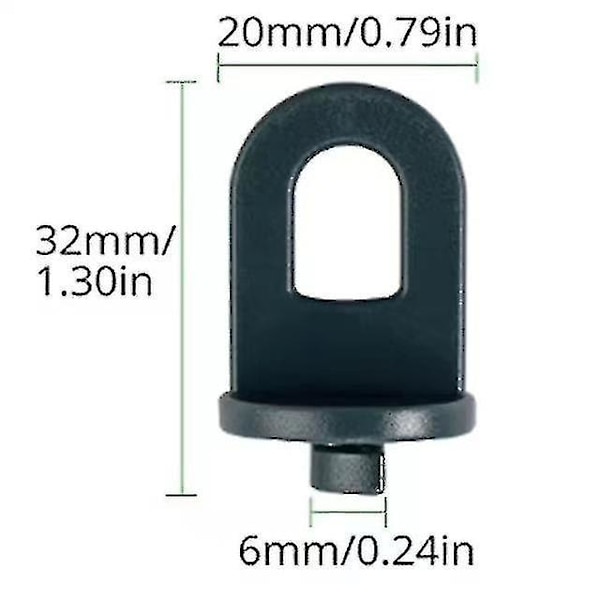 Paket med 50 växthusklämmor - Växthusklämmor - Enkel installation Litet växthus Svart plastklämma Stabilt spänne för korg Blomkruka 50st