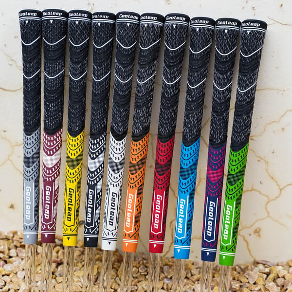 10-pack Allvädersgolfgrepp, överlägsen kontroll och halkfri taktil känsla för män Standard/Midsize/Jumbo Standard Vit