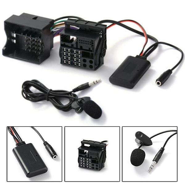 Audio- Aux Kabel Adapter Bluetooth-kompatibel 5.0 Extern Mikrofon För Opel Cd30 Cdc40 Cd70 Dvd90