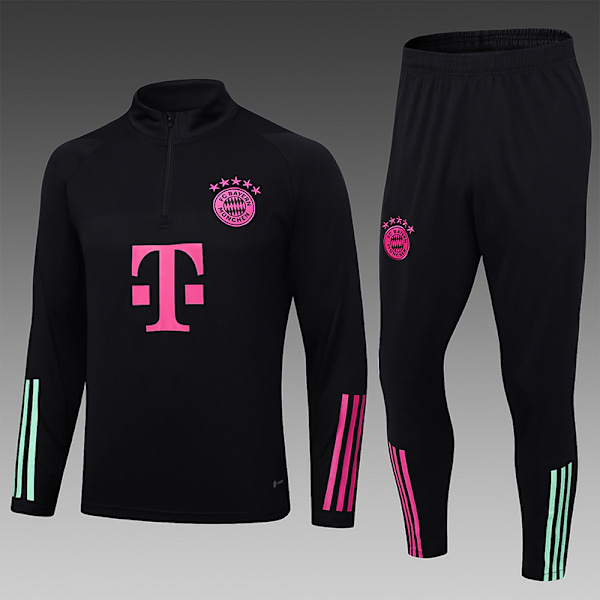 23-24 Ny Sæson Bayern Ungdom/Voksen Langærmet Jerseytrøje XL
