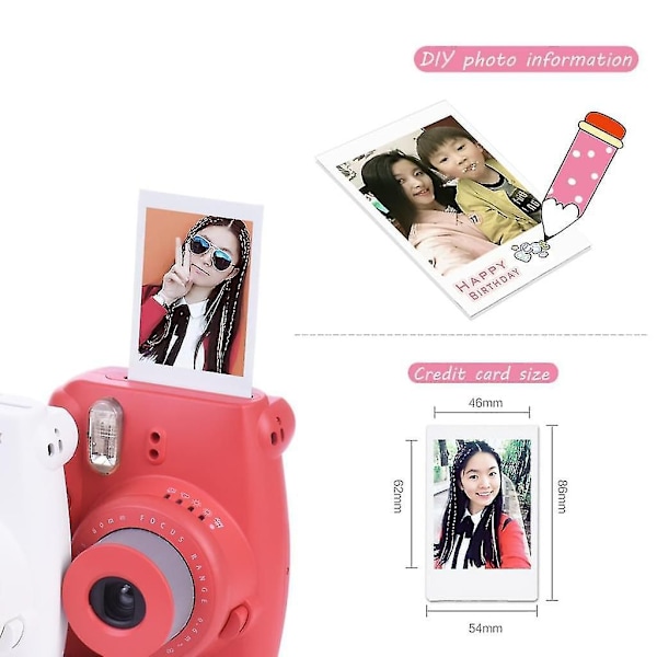 Fuji Instax Mini Film til Instax Mini Instant Kameraer-XM3-