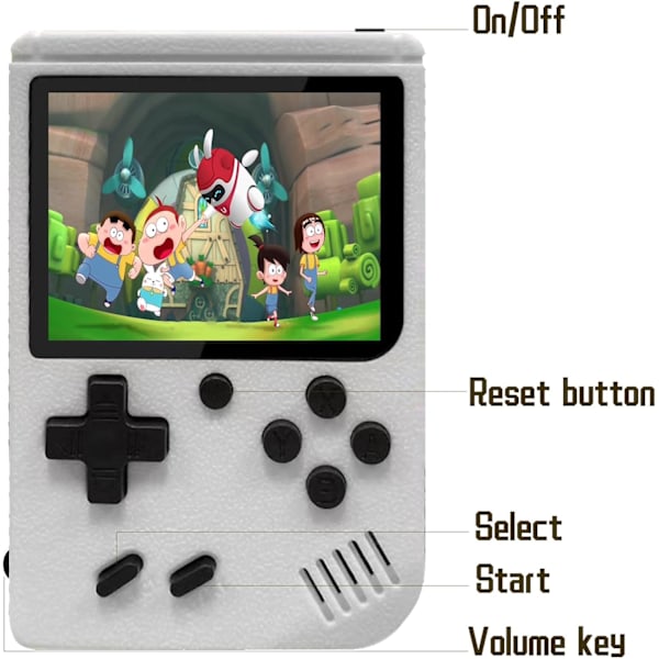 Inbyggd 500 klassiska spel retro videospels konsol barnpresenter för par, vuxna, barn, pojkar 2819