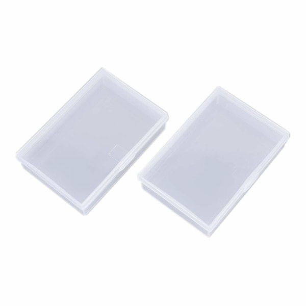 6 stk Plastboks Spillkort Beholder Case