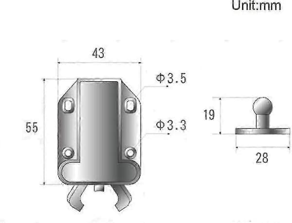 Pack Push Latchtouch Latch Safe Push Latchrebound Självlåsande Enhetopen Catch Lock Låda Skåp Catch Touch Latch Skåp Sovrum - Pengj