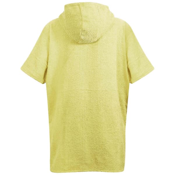 Badehåndkle med hette til barn, 100 % bomullsfrotté badekåpe for gutter og jenter 128 Lemon 6-9 Years