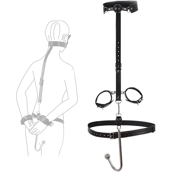 Bondage sæt med anal kugle, BDSM sæt med kugleknebler