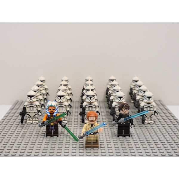 Star Wars Slaget Set Fas 1 Klon Trooper Droider Anpassad Set 66st