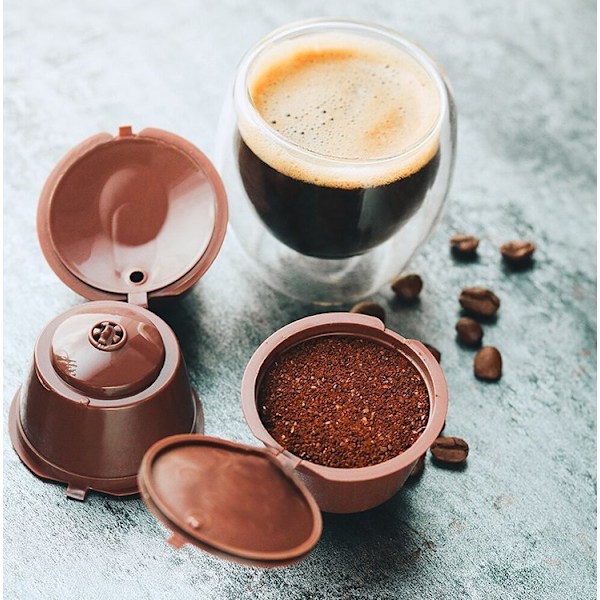 5-pak Kaffekapsler til Dolce Gusto - Kaffe brown 70