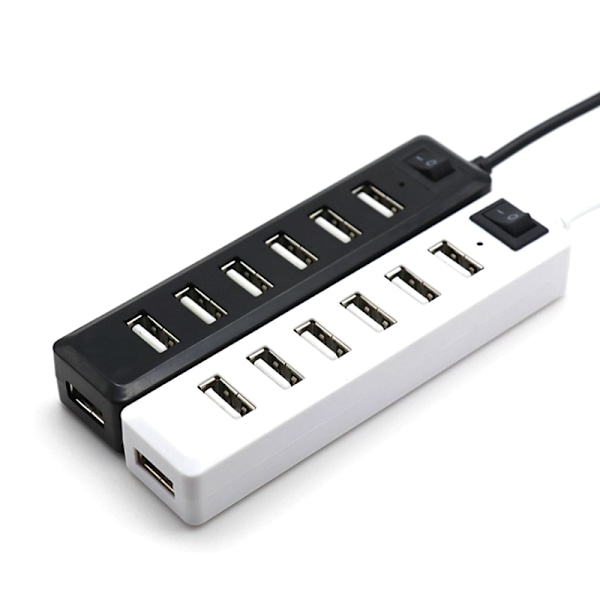 USB-keskitin 7 Portin Laajennusadapteri USB 2.0 -keskitin Multi USB-jakaja