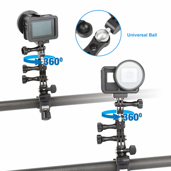 Kulledsfäste Svängarmsfäste Rotation Kompatibel för GoPro