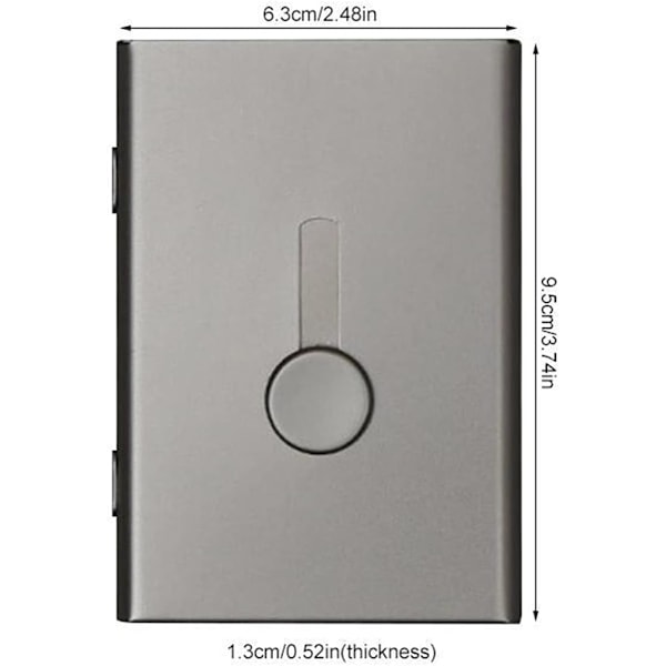 Navnekortholder Thumb Drive Visitkortetui Slide Out-XM2-
