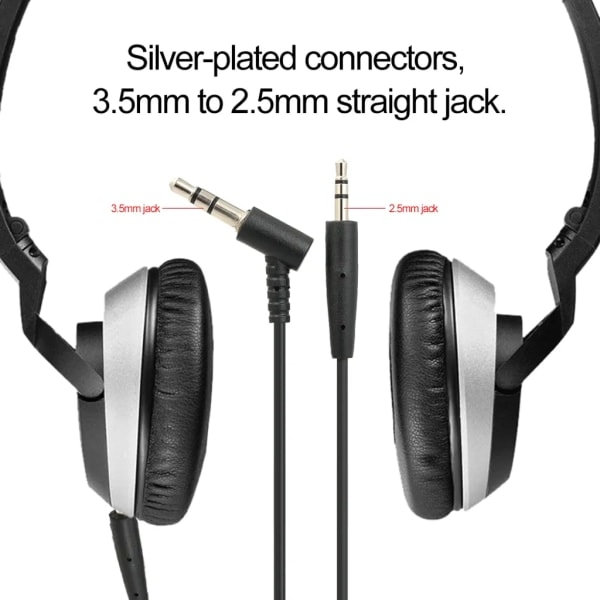 BOSE OE2 hörlurskabel 3,5 mm till 2,5 mm ljudkabel