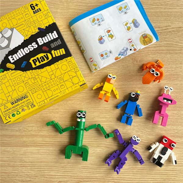 Rainbow Friends Byggeklosser Minifigurer Leke Gaver Bursdagspresenter