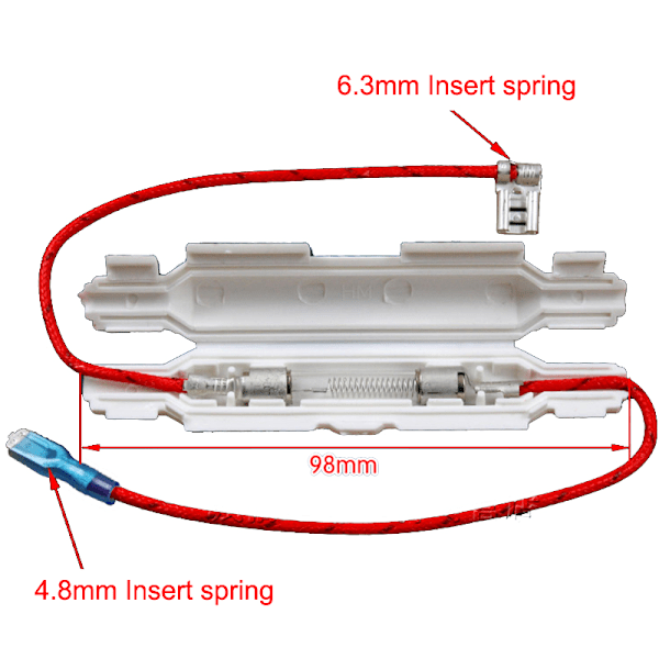 5KV 0.9A 0.8A 0.75A 0.65A Högspänningssäkring för Mikrovågsugnar