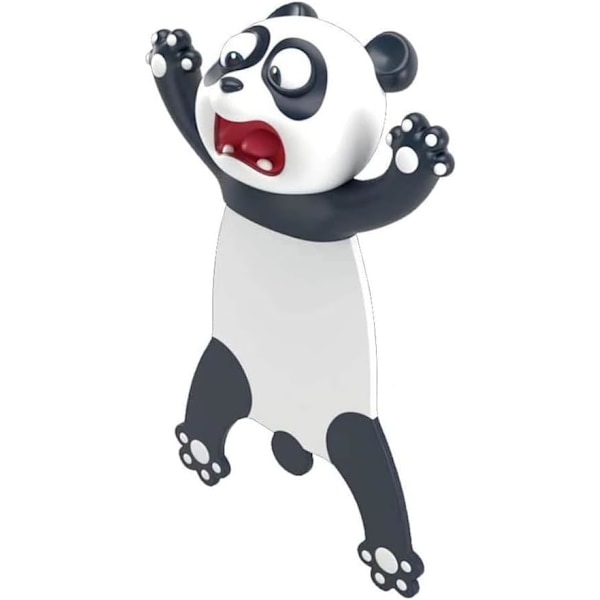 Underbare bogmærker, sjove 3D tegneserie bogmærker dyr der læser bogmærker til studerende kontorartikler Panda