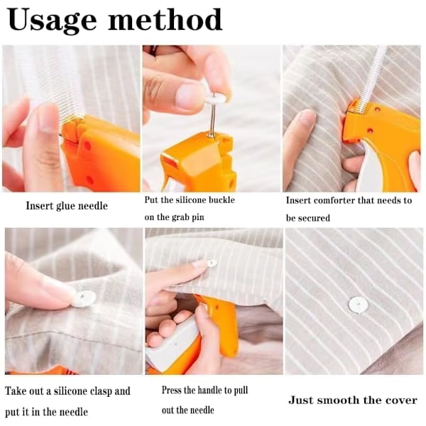 Micro Stitch -ompelupistooli vaatteille - Nopea korjaaja ja käsiompelukone - Ihanteellinen vaatteiden välittömään korjaukseen Ruotsissa