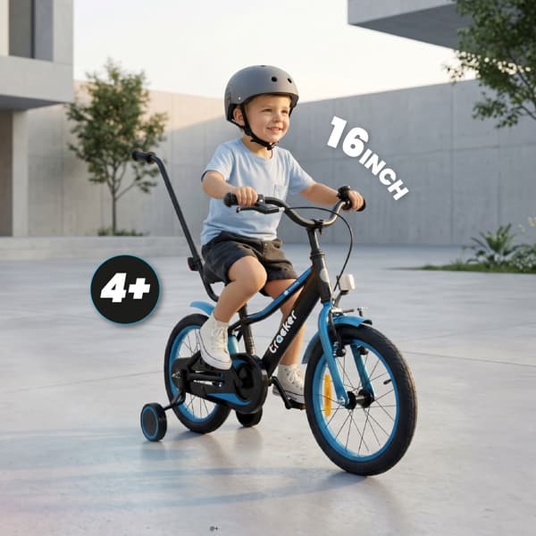 Pojan pyörä 16 tuuman Tracker pyörä neon sininen Sininen