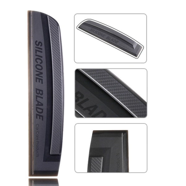 Skrapfri silikon Handy Squeegee Car Wrap Tool Black