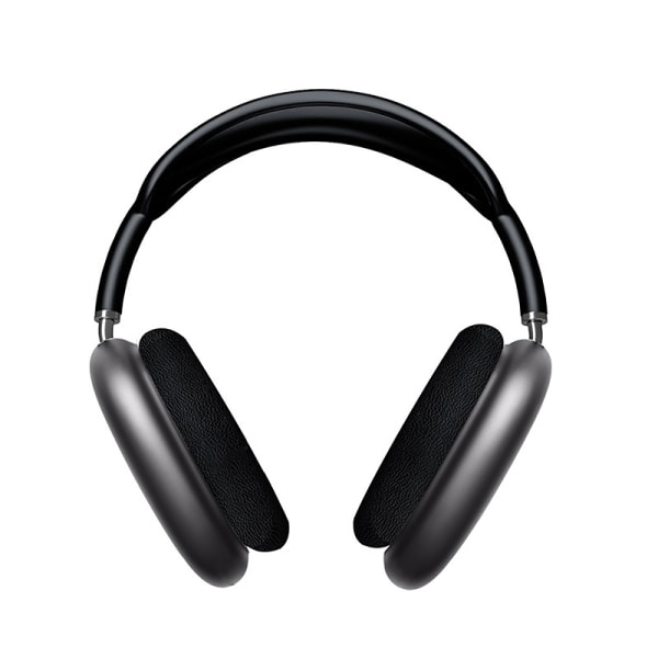 P9Max stöder TF Bluetooth trådlösa hörlurar Noise Headset Black