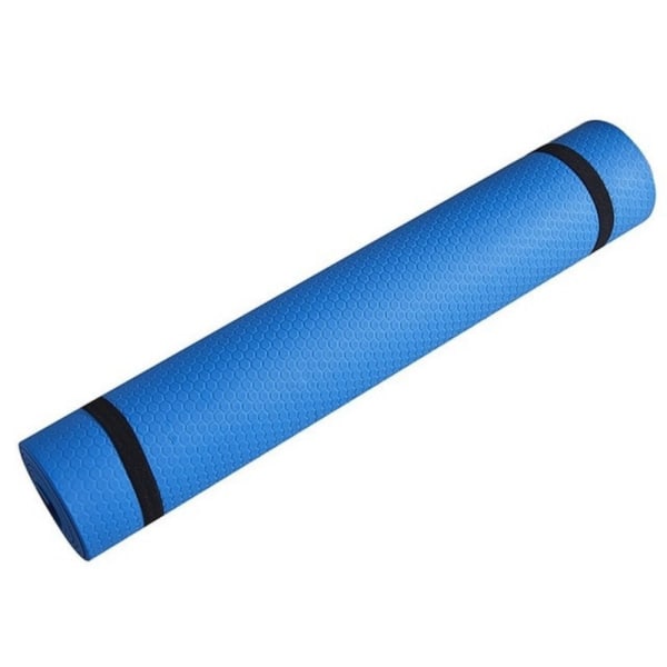 Yogamatta Antisladd Sport Fitness Matta 3MM-6MM Tjock Blue 5MM