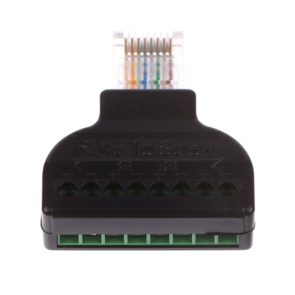 RJ45 Hane Till 8 Pin Kabel Nätverkskontakt Ethernet Digital Internet