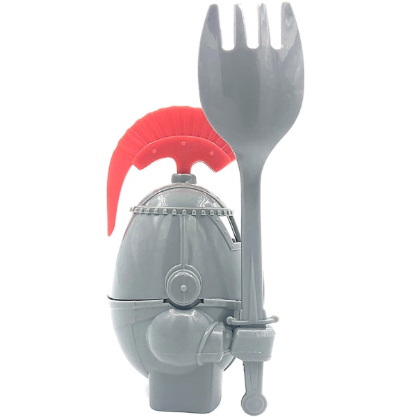 Mjuk eller hårdkokt äggkoppshållare med sked/gaffel A1