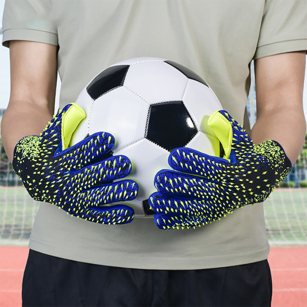 Fotbollsmålvaktshandskar Förtjockade Barn Vuxen Latex Fingerl size-7 C