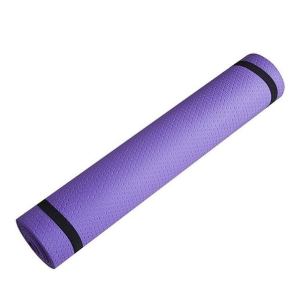 Yogamatta Antisladd Sport Fitness Matta 3MM-6MM Tjock Purple 5MM