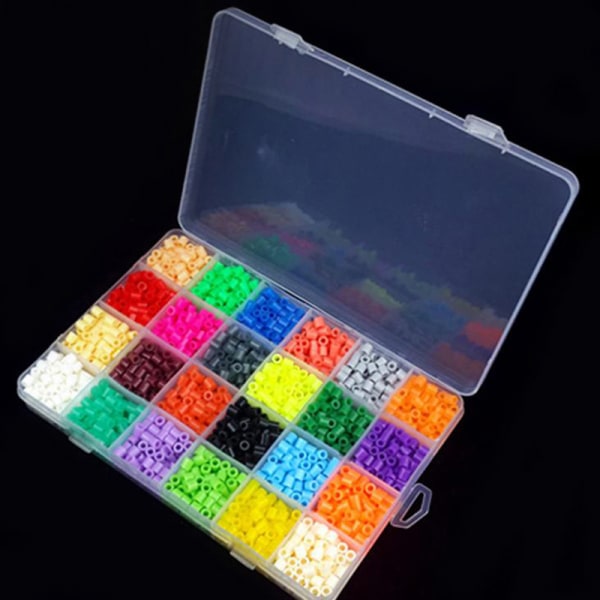 24 färger 5 mm Hama Beads Toy Fuse Bead för barn