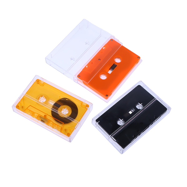 Blank Tape Case Player med 45 min magnetisk o bandinspelning White