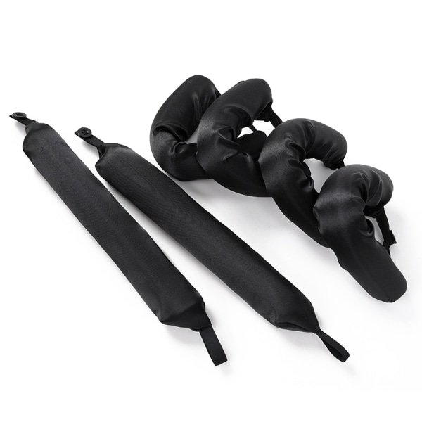 Heatless Curling Rod Silk Curling Ribbon Hårrullar Black
