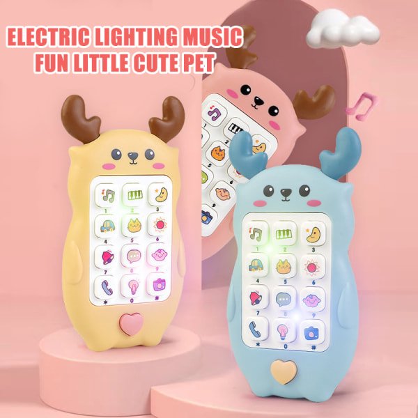 Baby Phone Toys e Telefon er Musical Voice Toy B