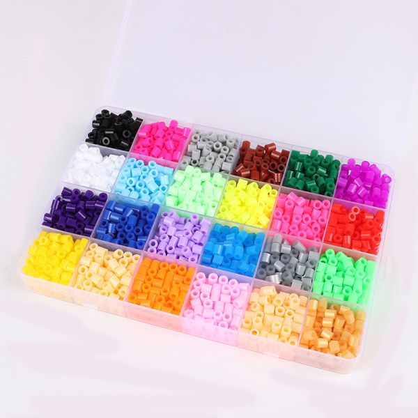 24 färger 5 mm Hama Beads Toy Fuse Bead för barn