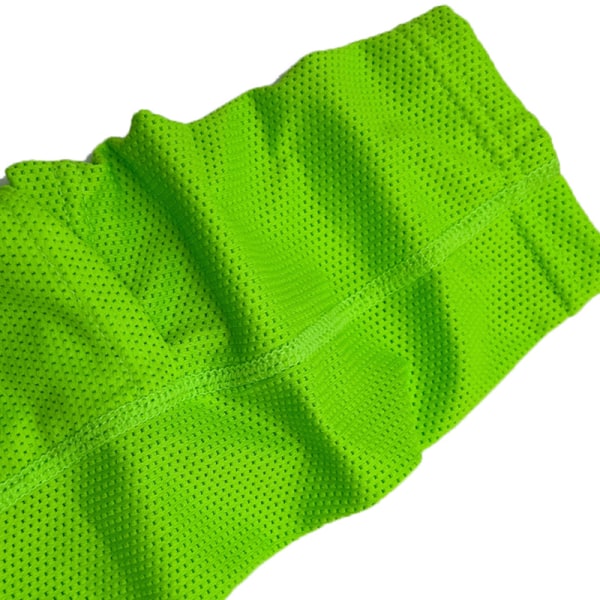 1 par Fotbolls-Shin Guard Sleeve Med Pocket Calf Sports-strumpor Green