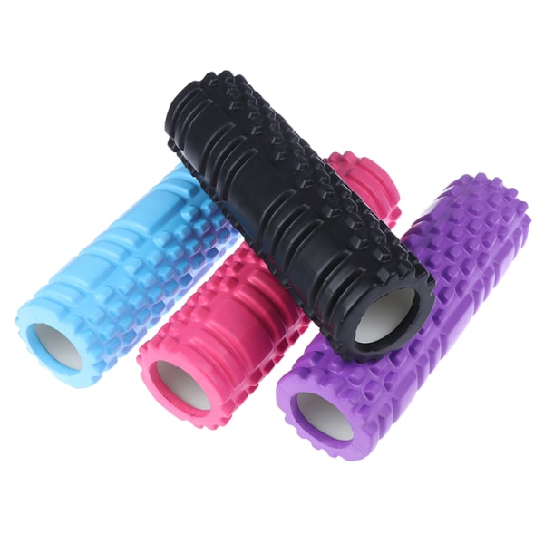 1 st Yoga Block Fitness Utrustning Pilates Foam Roller Purple