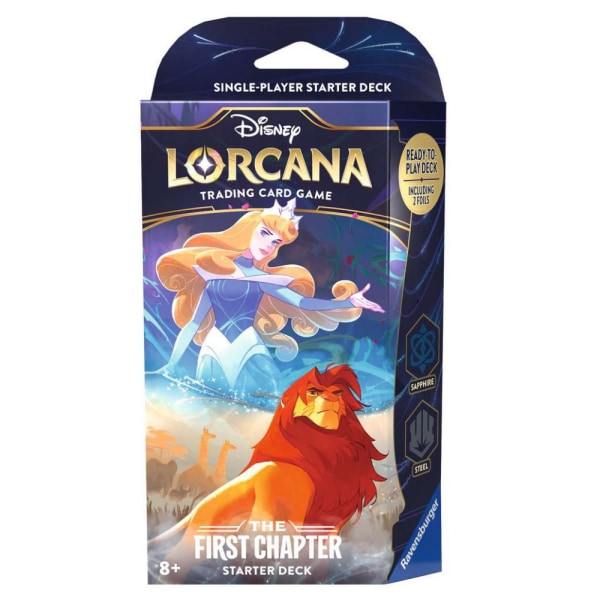 Disney Lorcana - First Chapter - Deck Sapphire & Steel - Starter Pack