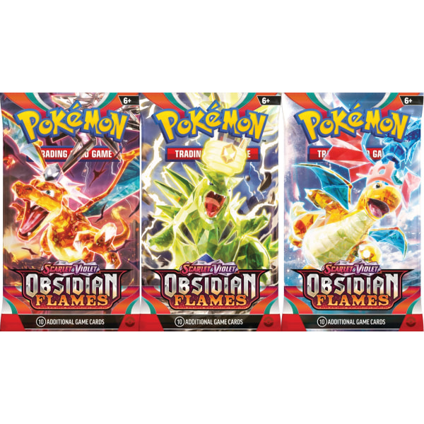 Pokemon Obsidian Flames Booster 3 pack