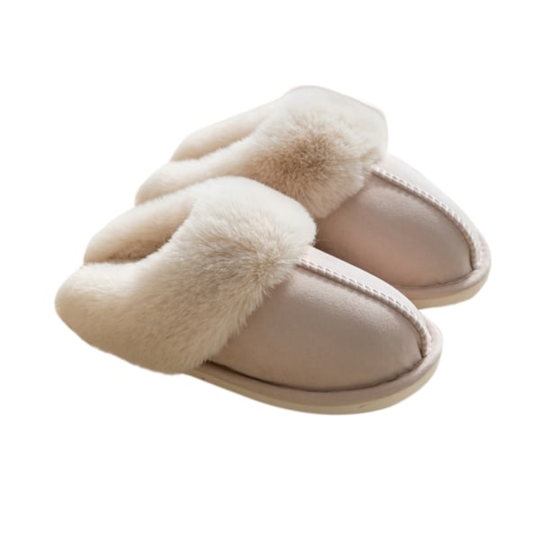 Bekväma mjuka inomhustofflor - beige Beige EU 37-38