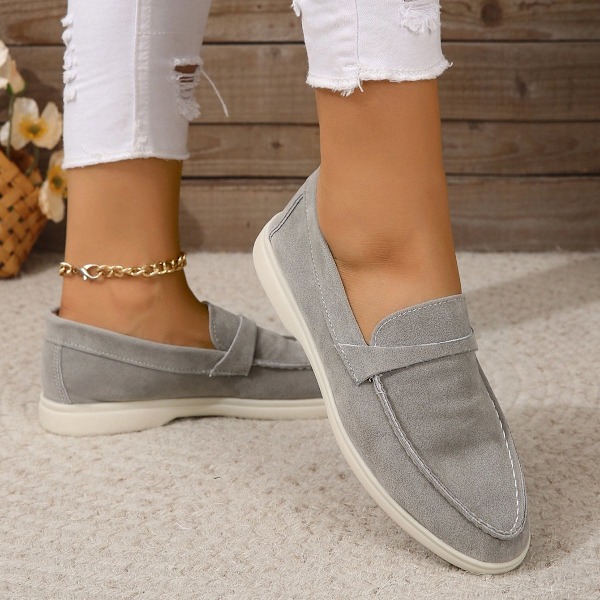 Casual damskor loafers khaki Euro 39