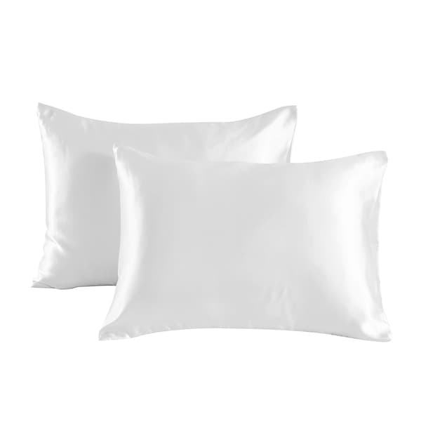 Silkesmjuka örngott - 2-pack Vit 