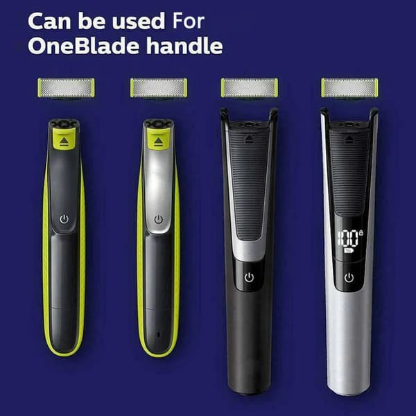 Ersättningshuvuden för ansiktshårstrimmer för OneBlade 2pcs