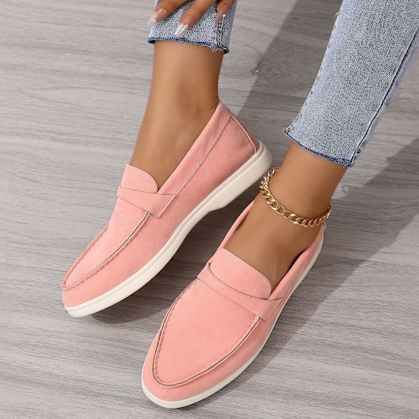 Casual damskor loafers pink Euro 40