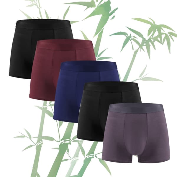 Herrboxers i bambufiber - 10-pack 10pack black 3XL