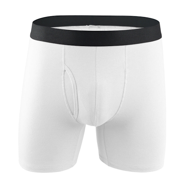 Bekväma långa boxershorts - 3pack vit White Euro L