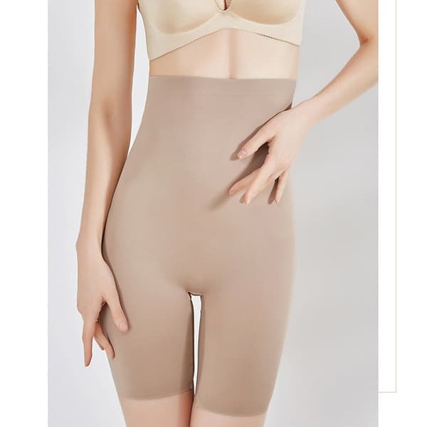 Figurformande underkläder med hög midja beige S/M