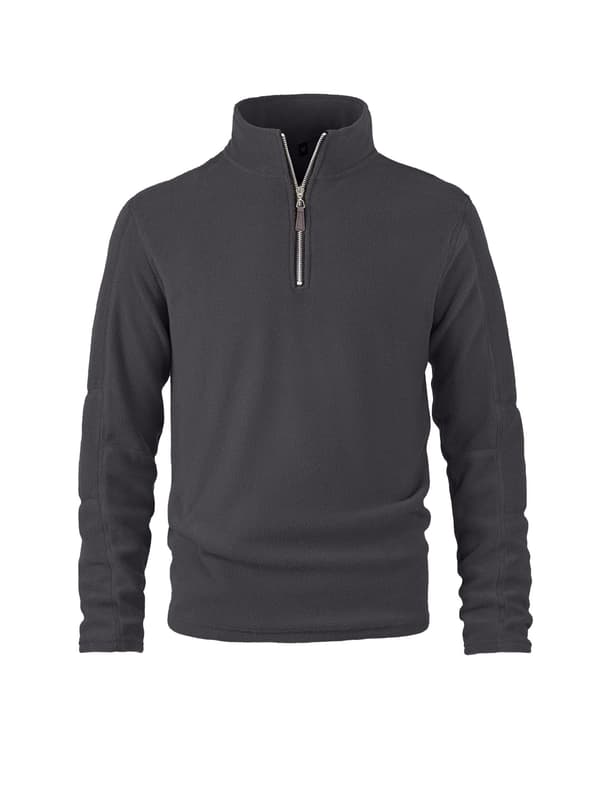 Fleecepullover för herr med hög krage och dragkedja Mint Euro S