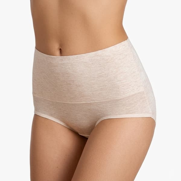 Plus size-trosor med hög midja, 4-pack light pink Euro XS